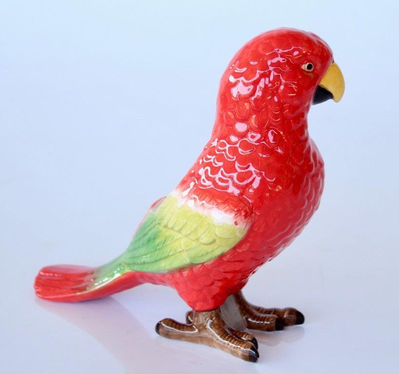 Red & Green Parrot Open Back